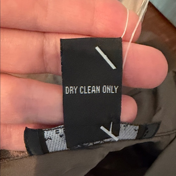 BCBGMaxAzria Elegant Sheer Gray Top - Picture 8 of 9